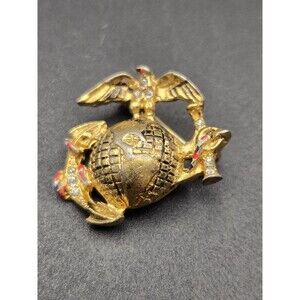 U.S Marine Corps Pin-Back Sweetheart  Pin USMC